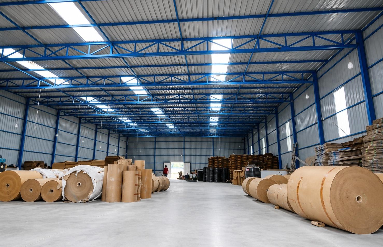 Warehouse and Raw Material Rolls